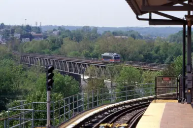 A Norristown-area Montgomery County skyline view used as temporary regional context near East Norriton.